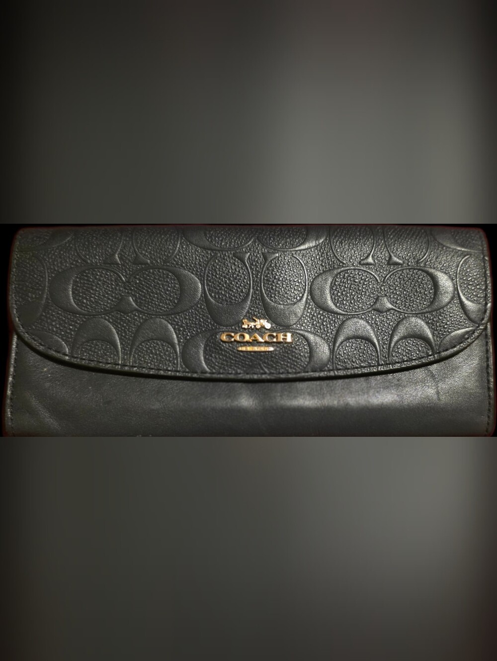 Coach "Ava" Embossed Signature Tote w/ Matching Wallet - Picture 14 of 16